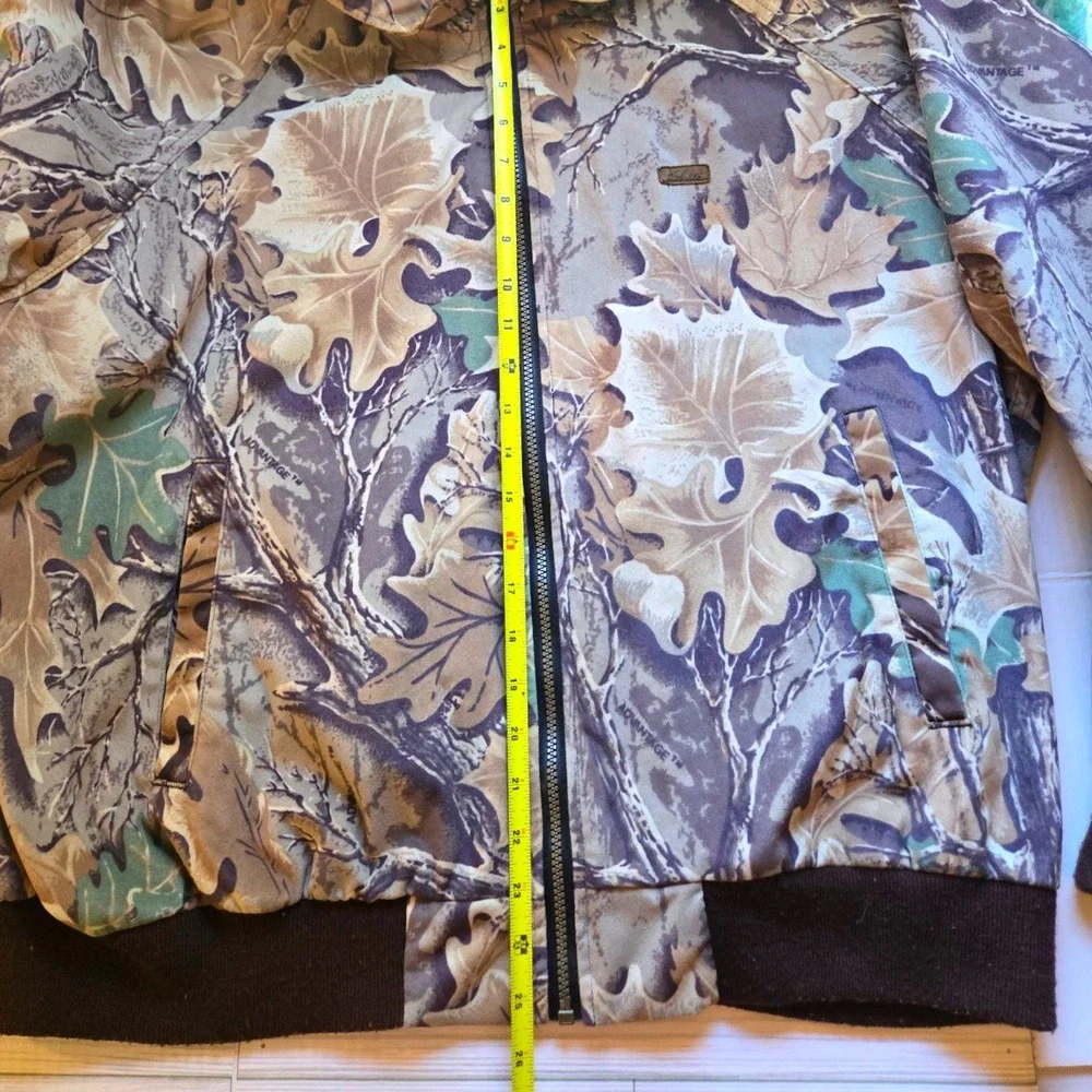 Woolrich Advantage Camo Jacket Mens 2XL Full Zip Bomber Outdoor‎ Hunting Unlined